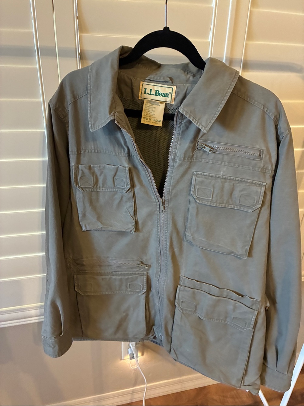 Vintage L.L. Bean Men's Olive Utility Field Jacket